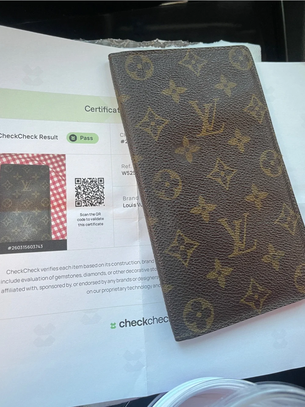Louis Vuitton Vintage Monogram Card /Passport Holder EUC With COA